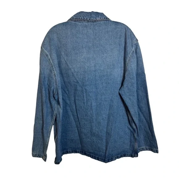 Sandro Denim Jacket Blue Wash Men's XXL Classic ‎ Style